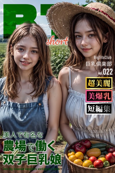 【写真集】美人で有名な農場で働く双子巨乳娘 ショートバージョン【BigTitsClub】【vol.022】｜