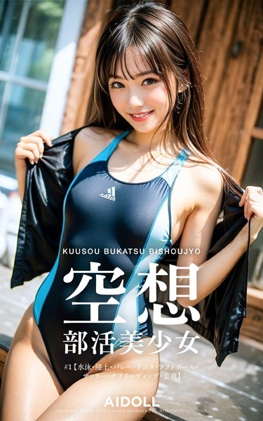 【写真集】空想部活美少女 ＃1 【水泳・陸上・バレー・テニス・ソフトボール・サッカー・チアリーディング・柔道】｜