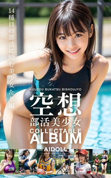 【写真集】空想部活美少女 COLLECTABLE ALBUM ＃1 14種目の部活に励む美少女たち編｜