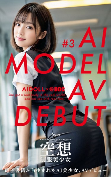 【写真集】AI MODEL AV DEBUT ＃3 from 空想制服美少女｜
