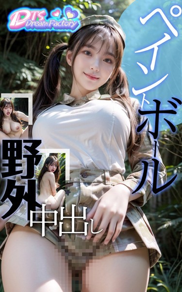 【写真集】ペイントボール〜野外中出し｜