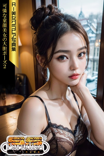 【写真集】SS-Paradise nude 可憐な童顔美女の大胆ポーズ2 AI美女グラビア写真集｜