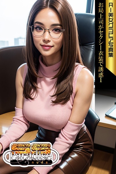 【写真集】SS-Paradise nude お局上司がセクシー衣装で誘惑1 AI美女グラビア写真集｜