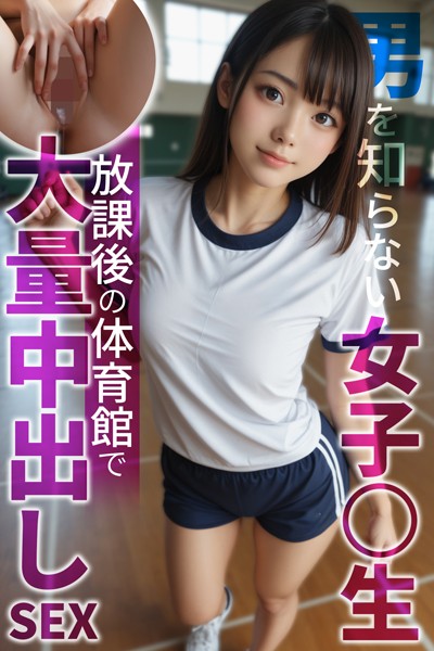 【写真集】男を知らない女子〇生 放課後の体育館で大量中出しSEX〜AI2次元美女〜｜
