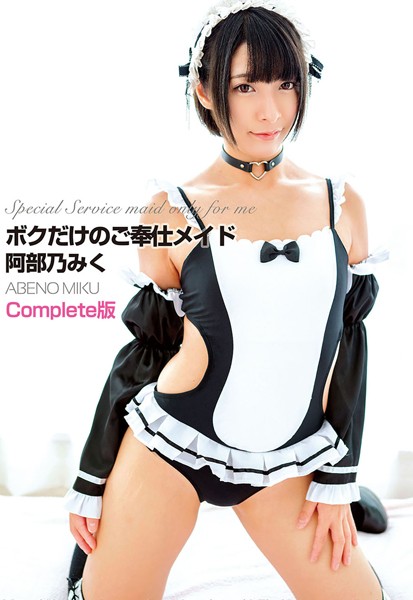 【写真集】ボクだけのご奉仕メイド 阿部乃みく Complete版｜