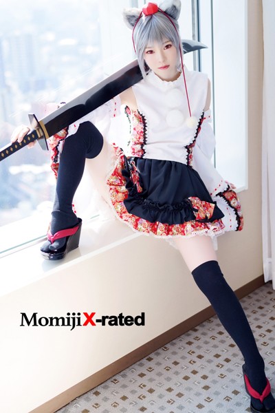 【ネコミミ・獣系】Momiji X-rated 究極完全体美少女×照る山椛=白い肌と黒ニーハイのコントラスト！！｜