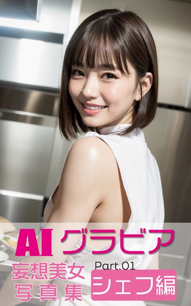 【写真集】AIグラビア 妄想美女写真集 シェフ編 PART.01｜