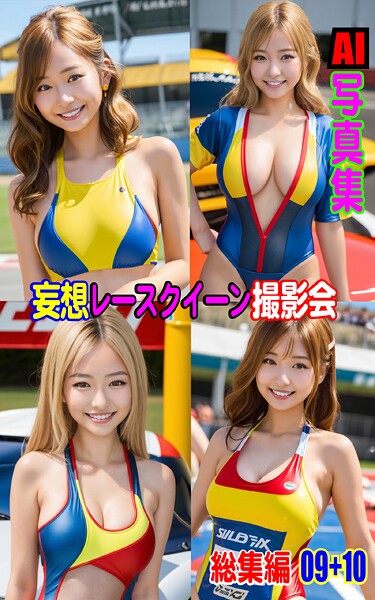 【写真集】AI写真集 妄想レースクイーン撮影会 総集編 09＋10｜