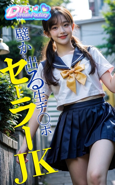 【制服】壁から出る生チ○ポ〜セーラーJK｜