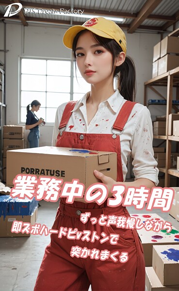 【制服】業務中の3時間、ずっと声我慢しながら即ズボハードピストンで突かれまくる｜