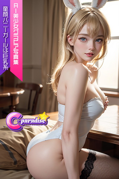【写真集】C-Paradise 童顔バニーガールは巨乳系 AI美少女グラビア写真集｜