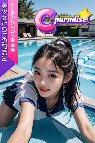 【制服】美少女だらけの部活2 AI美少女グラビア写真集【C-Paradise】｜