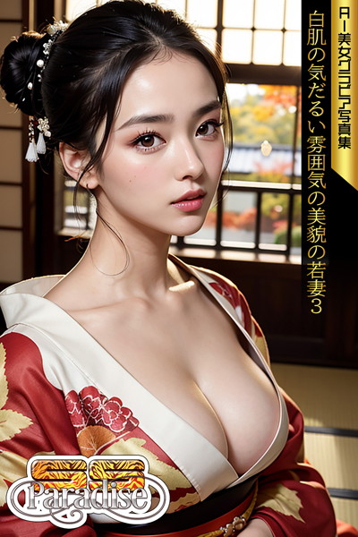 【写真集】SS-Paradise 白肌の気だるい雰囲気の美貌の若妻3 AI美女グラビア写真集｜