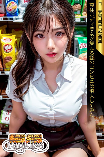 【写真集】SS-Paradise 恵体ボディ美女が集まる謎のコンビニは潜入してみた AI美女グラビア写真集｜