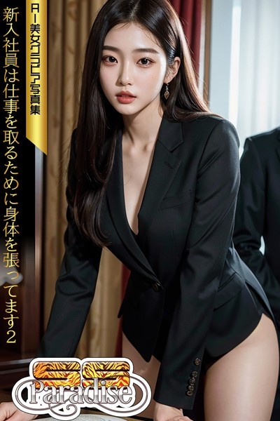【写真集】新入社員は仕事を取るために身体を張ってます2 AI美女グラビア写真集【SS-Paradise】｜