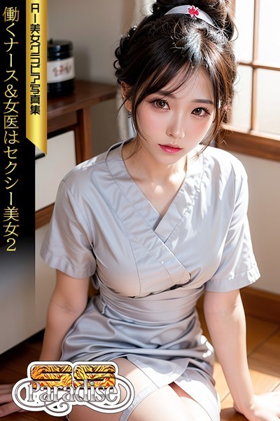 【写真集】働くナース＆女医はセクシー美女2 AI美女グラビア写真集【SS-Paradise】｜