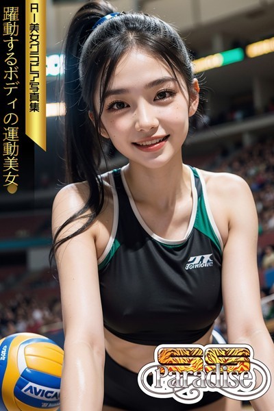 【写真集】躍動するボディの運動美女 AI美女グラビア写真集【SS-Paradise】｜