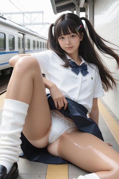 【フルカラー】プラットホームの背徳:充填率74の不遜｜