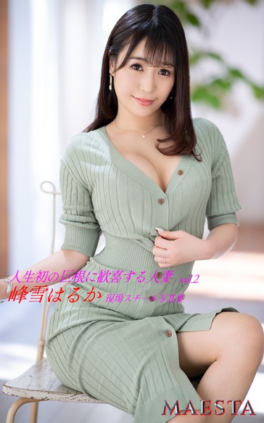 【写真集】人生初の巨根に歓喜する人妻 峰雪はるか Vol.2 MAESTA現場スチール写真集｜