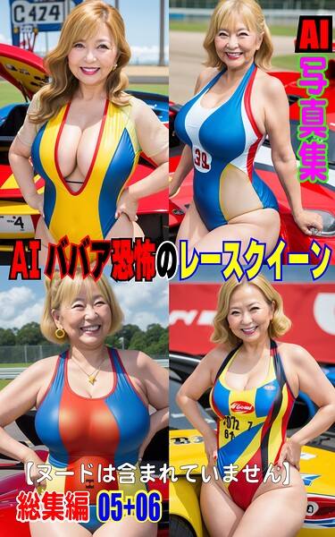 【写真集】AI写真集 AIババア恐怖のレースクイーン総集編 05＋06｜