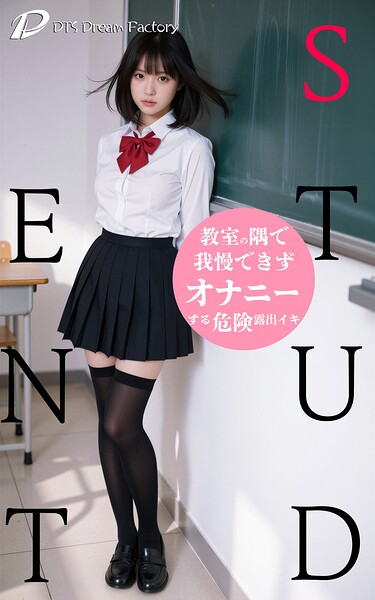 【写真集】教室の隅で我慢できずオナニーする危険露出イキ｜