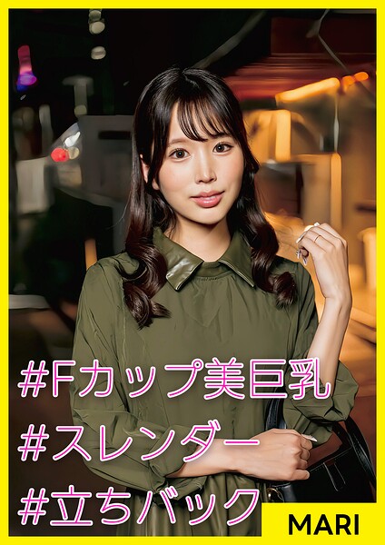 【写真集】MARI（25） ［＃Fカップ美巨乳 ＃スレンダー ＃立ちバック］｜